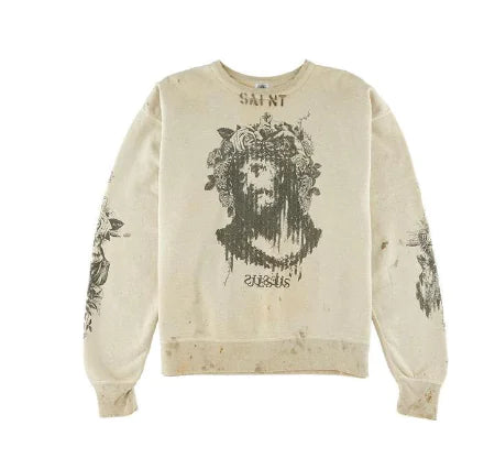 Retro Print Sweatshirt