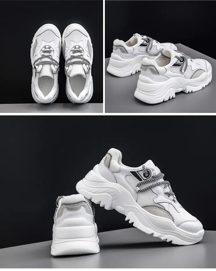 Versatile Dad Shoes - Breathable Casual Sports Sneakers