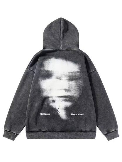 Oversized American Style Letter Hoodie Jacket (Couples)