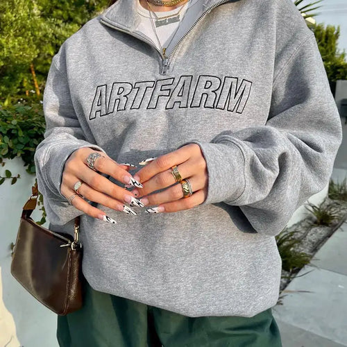 Sudadera Half-Zip Artfarm
