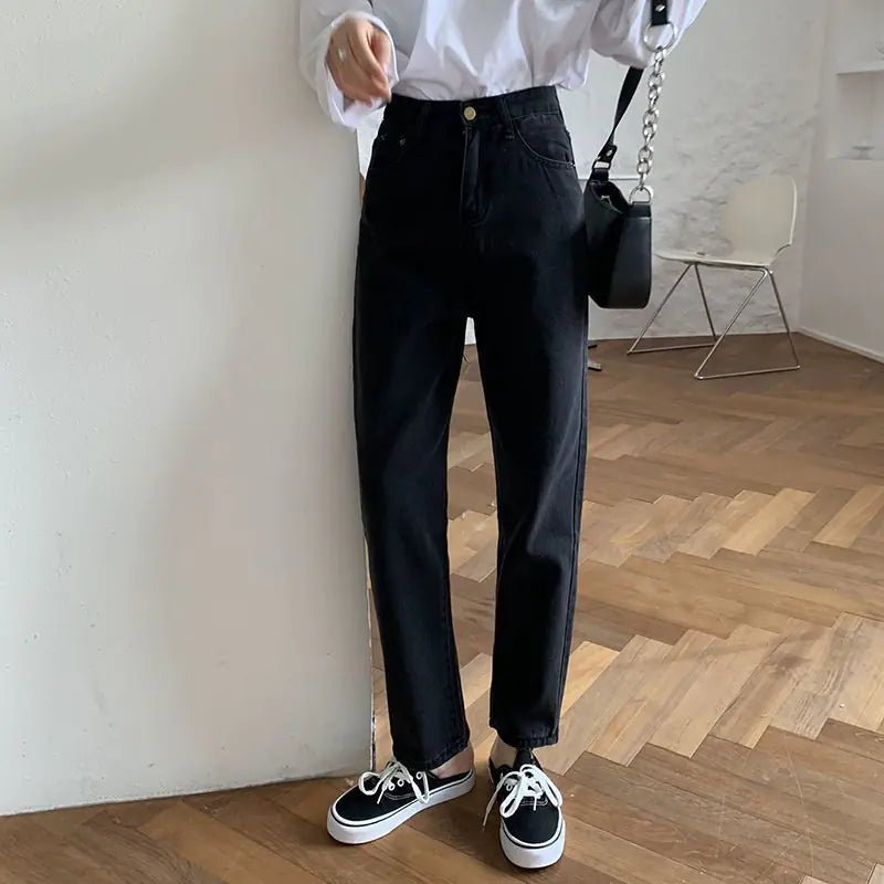 Jeans Wide Leg Washed