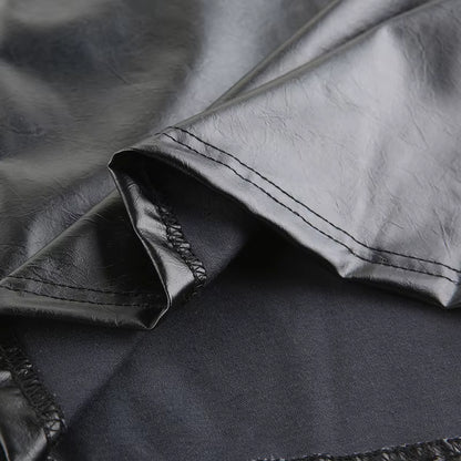Personalized Dark Wind Paneled Mesh Horn Skirt Pants