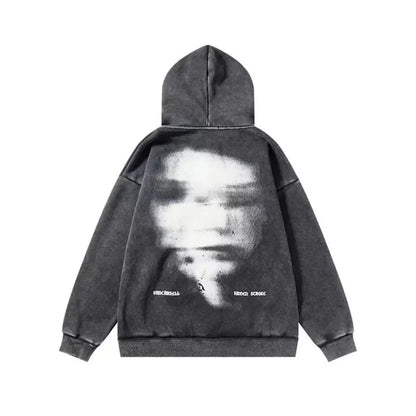 Oversized American Style Letter Hoodie Jacket (Couples)