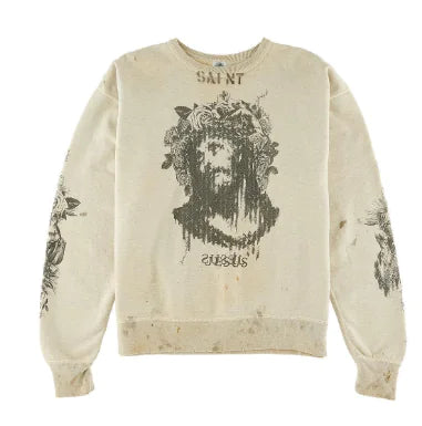 Retro Print Sweatshirt