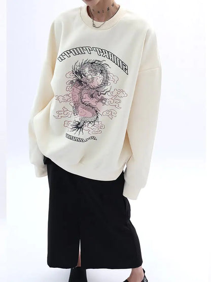 Retro Print Sweatshirt