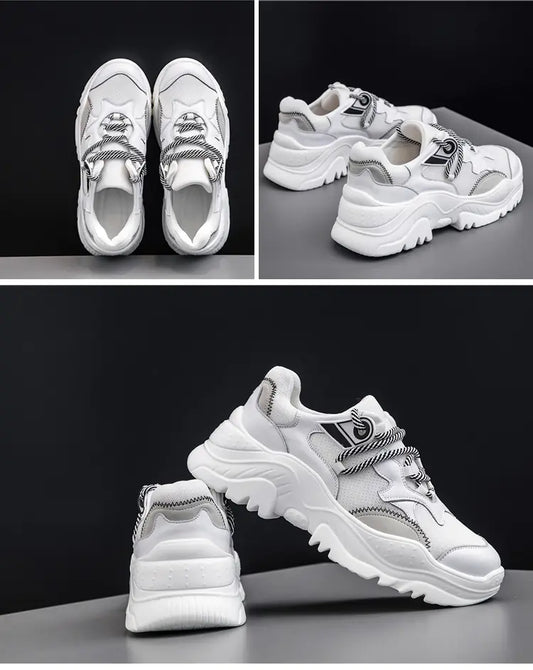 Versatile Dad Shoes - Breathable Casual Sports Sneakers