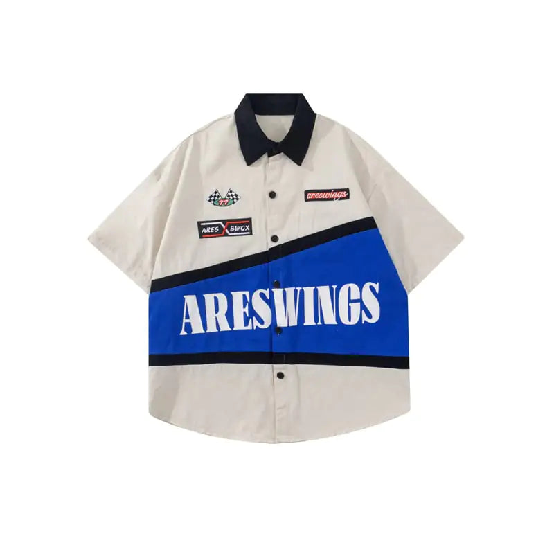 American Vintage Embroidered Heavy Bike T-Shirt
