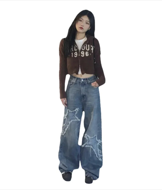 Street Oversized Loose Jeans