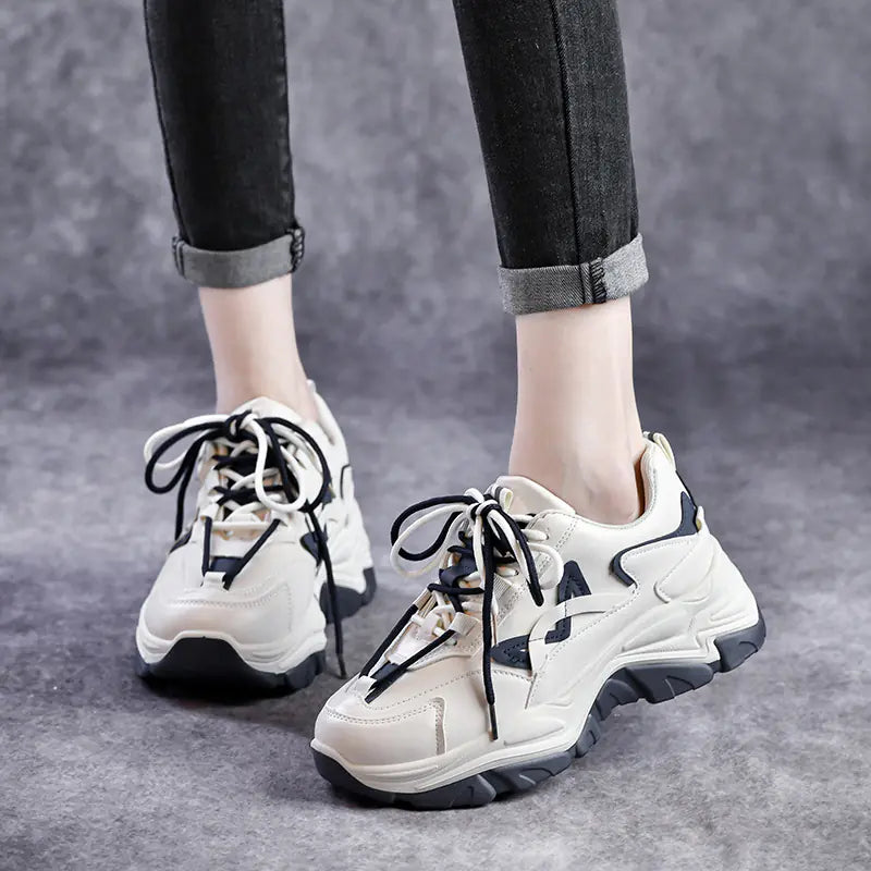 Versatile Dad Shoes - Breathable Casual Sports Sneakers